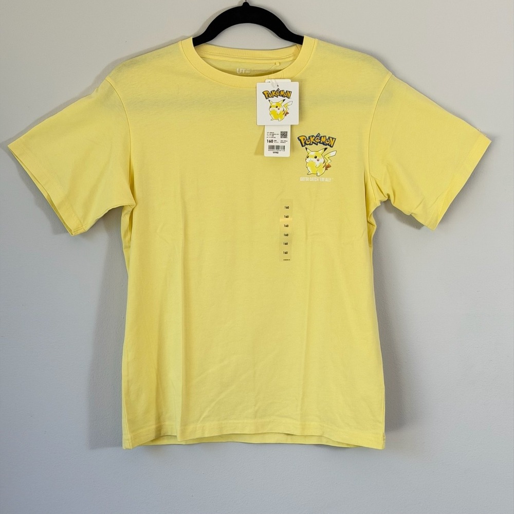 NWT Pokémon Kids Shirt Uniqlo Japan Exclusive Limited Pikachu  160cm 14-16